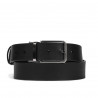 Curea barbati 35b negru+negru mat