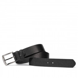 Curea barbati 01b negru presat
