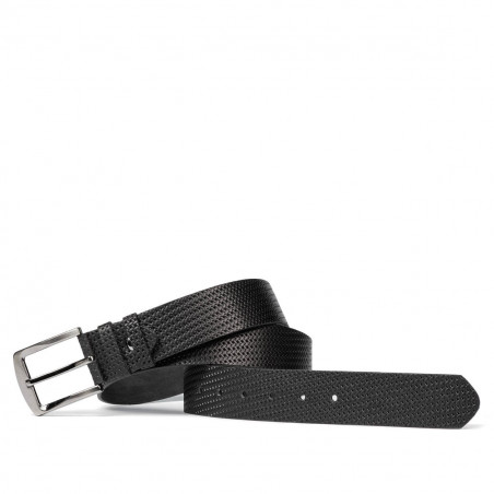Curea barbati 01b negru presat