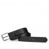 Curea barbati 01b negru presat