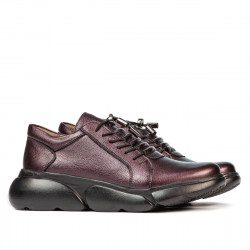 Pantofi casual dama 6032 mov sidef