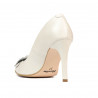 Pantofi eleganti dama 1282 alb fildes