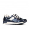 Pantofi copii 2005 indigo sifef+alb