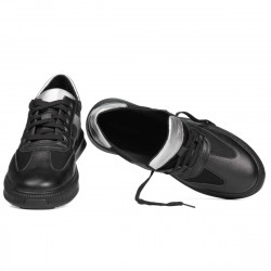 Pantofi sport 928 negru combinat