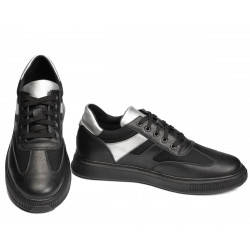Pantofi sport 928 negru combinat