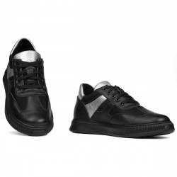 Pantofi sport 928 negru combinat