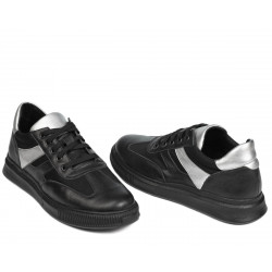 Pantofi sport 928 negru combinat