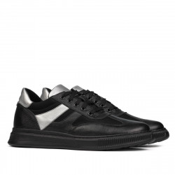 Pantofi sport 928 negru combinat