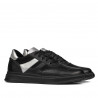 Pantofi sport 928 negru combinat