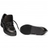 Pantofi casual dama 6026 negru combinat