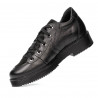 Pantofi casual dama 6026 negru combinat