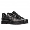 Pantofi casual dama 6026 negru combinat