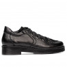 Pantofi casual dama 6026 negru combinat