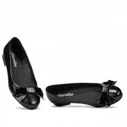 Női balerinák 6033 fekete kombinált