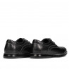 Pantofi casual 929 negru combinat