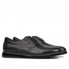 Pantofi casual 929 negru combinat