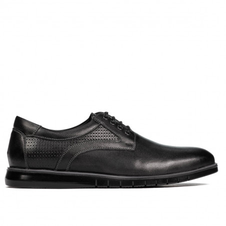 Pantofi casual 929 negru combinat