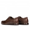 Pantofi casual 929 maro combinat