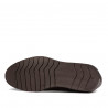 Pantofi casual 929 maro combinat