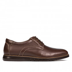 Pantofi casual 929 maro combinat