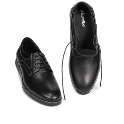 Pantofi casual 929 negru combinat