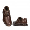 Pantofi casual 929 maro combinat