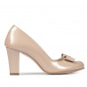 Pantofi eleganti dama 1245 lac ivoriu