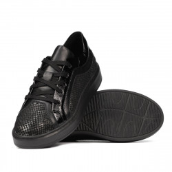 Pantofi casual/sport 6035 negru combinat