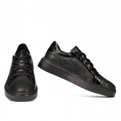 Pantofi casual/sport 6035 negru combinat