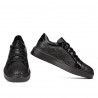 Pantofi casual/sport 6035 negru combinat