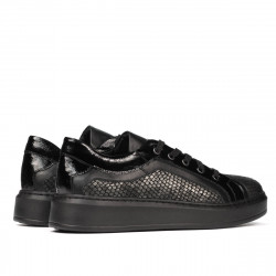 Pantofi casual/sport 6035 negru combinat