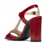 Női szandál 1258 bordó lakk