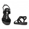 Sandale dama 5073 negru velur