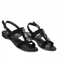 Sandale dama 5073 negru velur