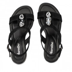 Sandale dama 5073 negru velur