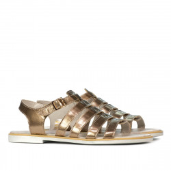 Női szandál 5077 bronz