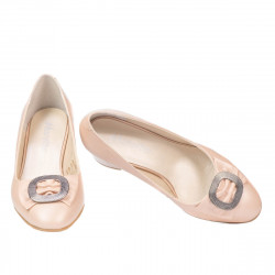 Pantofi eleganti dama 1274 pudra sidef