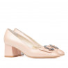 Pantofi eleganti dama 1274 pudra sidef