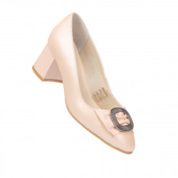 Pantofi eleganti dama 1274 pudra sidef