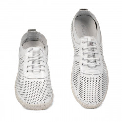 Mocasini dama 6034 alb