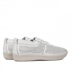Mocasini dama 6034 alb