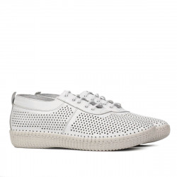 Mocasini dama 6034 alb