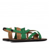 Sandale dama 5076 verde velur