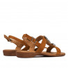 Sandale dama 5073 camel velur