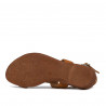 Sandale dama 5073 camel velur