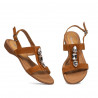Sandale dama 5073 camel velur