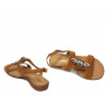 Sandale dama 5073 camel velur