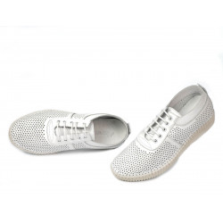 Mocasini dama 6034 alb