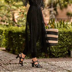 Sandale dama 1284 negru lifestyle
