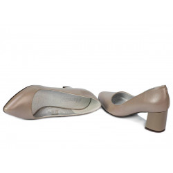 Elegáns női cipő 1283 kapucsínó